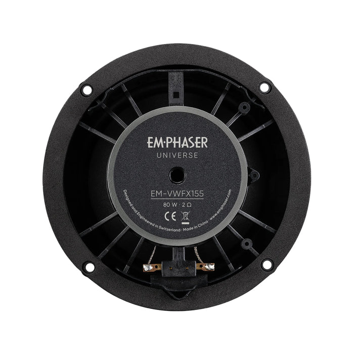 Emphaser EM-VWFX155 6inch 2Way Component Speaker Set for VW & Skoda - Car Speaker
