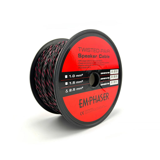 Emphaser ESP-RS25 14AWG OFC Speaker Cable - 100m Spool - Cable