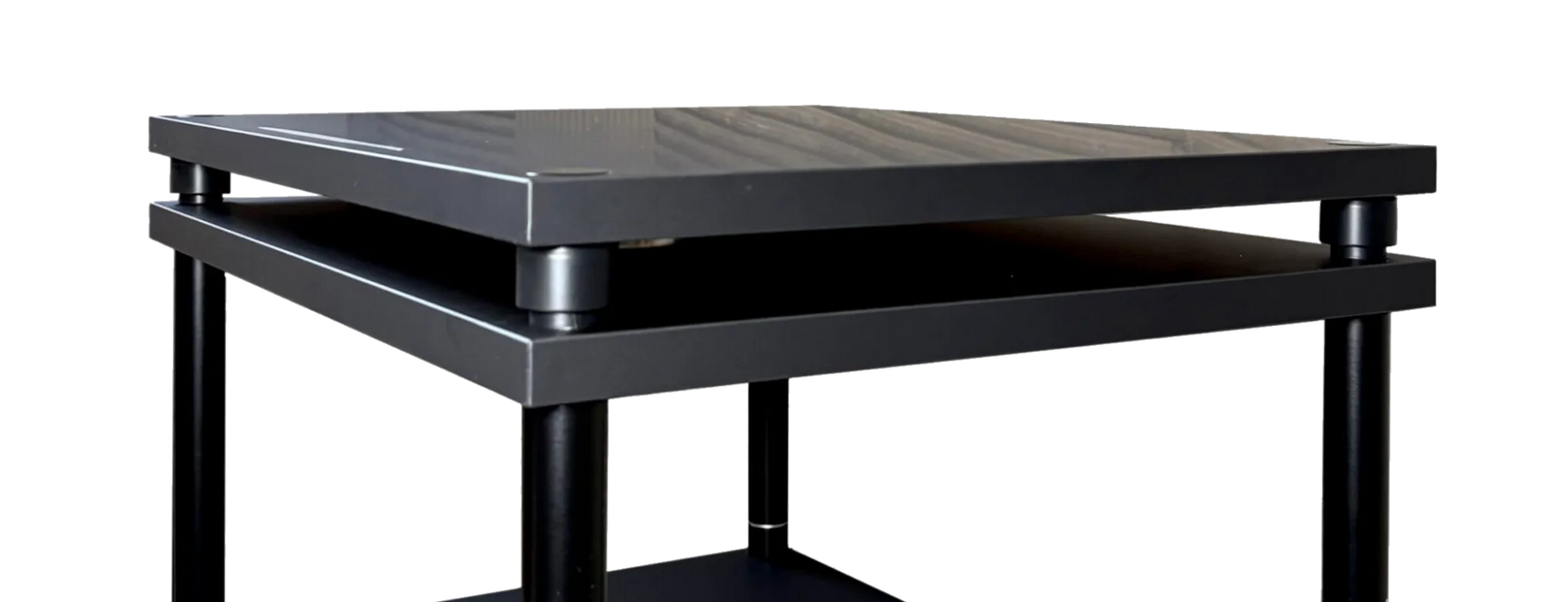 Essenza Proton Tower Hi-Fi Rack - 2 Shelves / With Vinyl Shelf - Hi-Fi Rack