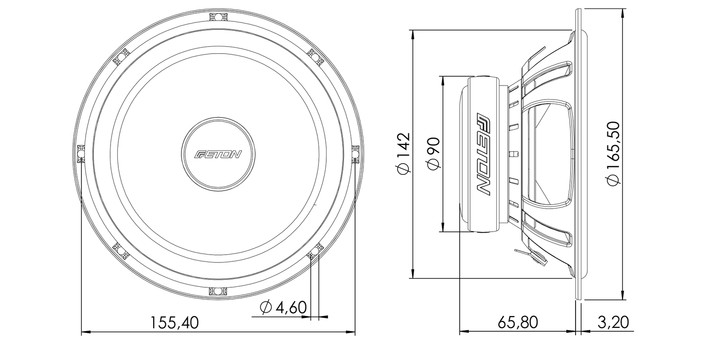 Eton PRO 16+ 6.5inch 2Way Component Speaker Set - The Audio Co.