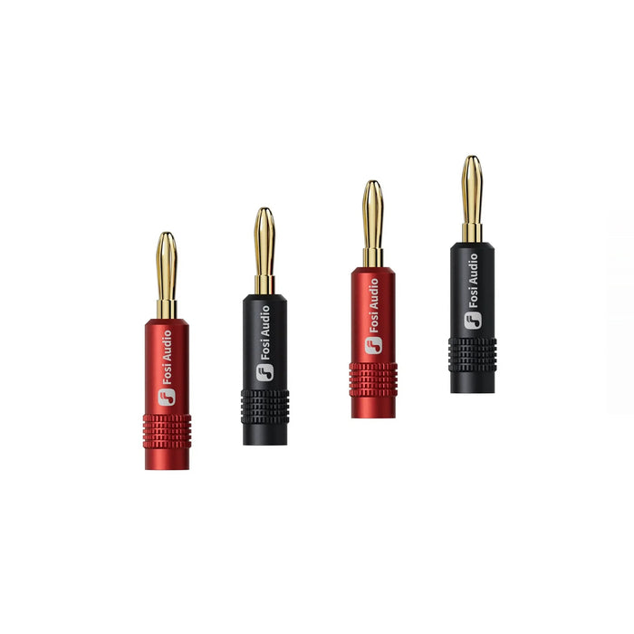 Fosi Banana Plugs - 2 Pairs / 4 pcs - Home Audio Accessories