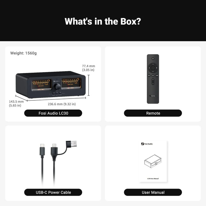Fosi LC30 Amplifier Speaker Switcher - Home Audio Accessories