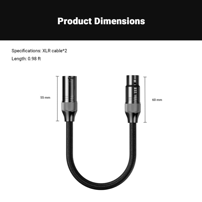 Fosi XLR Balanced Interconnect Cable - Cable