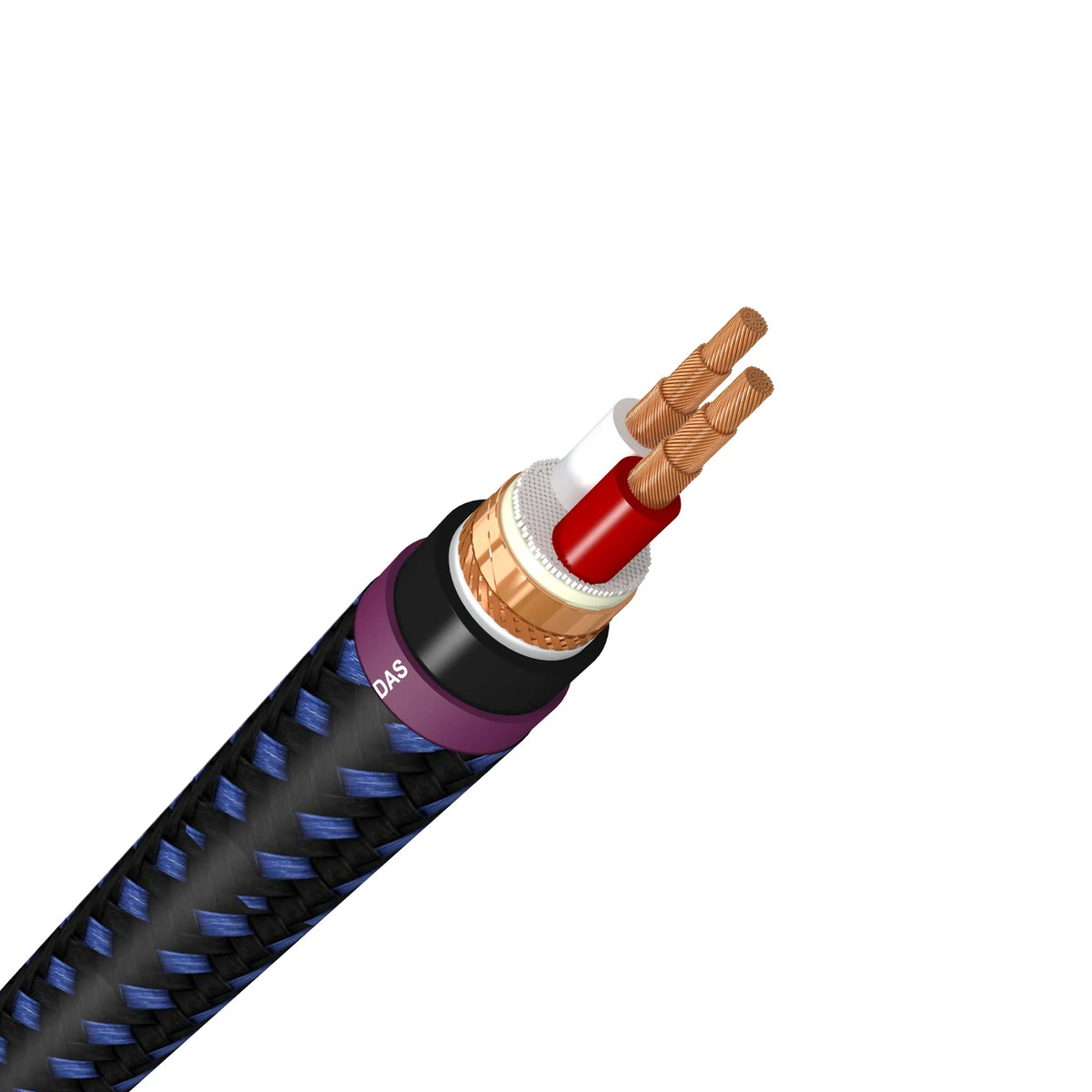 FURUTECH DAS-4.1 Câble de modulation Cuivre OCC DUCC Symétrique 10mm - Audiopho