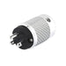 Furutech FI-50M NCF - Audiophile Mains Power Connector - Rhodium (R) - Cable