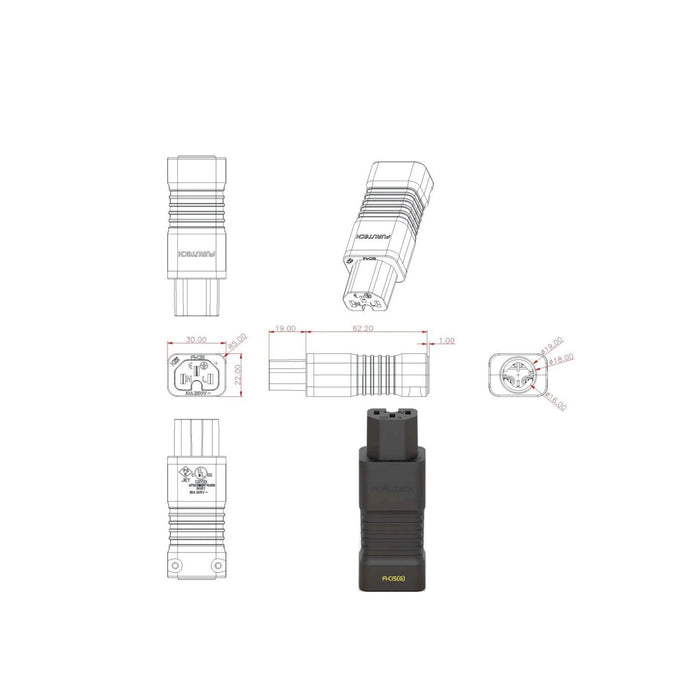 Furutech FI-C15 - Audiophile IEC Power Connector - The Audio Co.