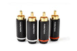 Furutech FP-126 R - High Performance Audio RCA Connectors - 2 Pairs / Gold - Home Audio Accessories