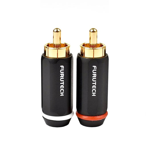 Furutech FP-126 R - High Performance Audio RCA Connectors - 1 Pair / Gold - Home Audio Accessories