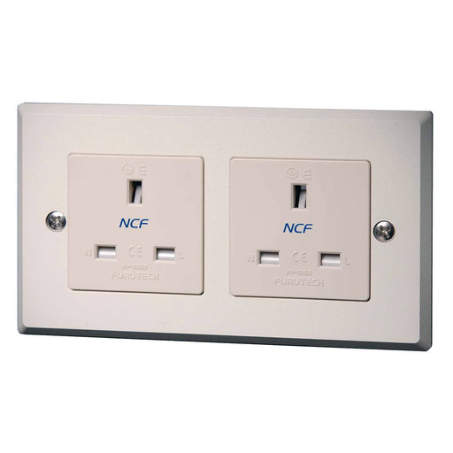 Furutech FP-1363-D NCF Mains Power Wall Socket - Rhodium [R] - Power Distribution