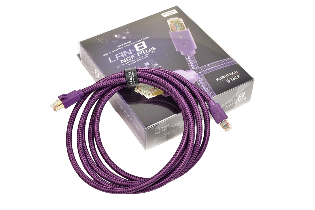 Furutech LAN 8 NCF Plus Audio-grade Ethernet Network Cable - Cable
