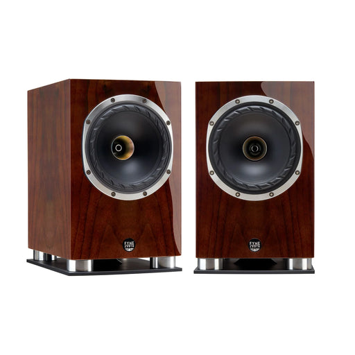Fyne F500SP Bookshelf Speaker (Pair) Piano Gloss Walnut Home Speaker