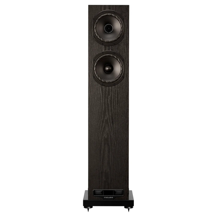 Fyne F501E Floorstanding Speaker (Pair) - Black Ash - Home Speaker