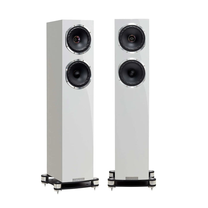Fyne F501SP Floorstanding Speaker (Pair) Piano Gloss White Home Speaker