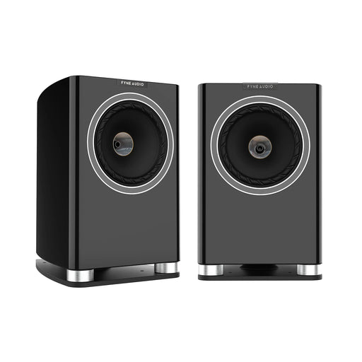 Fyne F700 Bookshelf Speaker (Pair) - Piano Gloss Black - Home Speaker