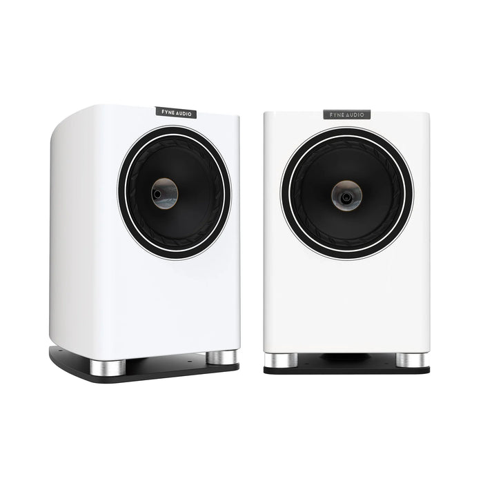 Fyne F700 Bookshelf Speaker (Pair) - Piano Gloss White - Home Speaker