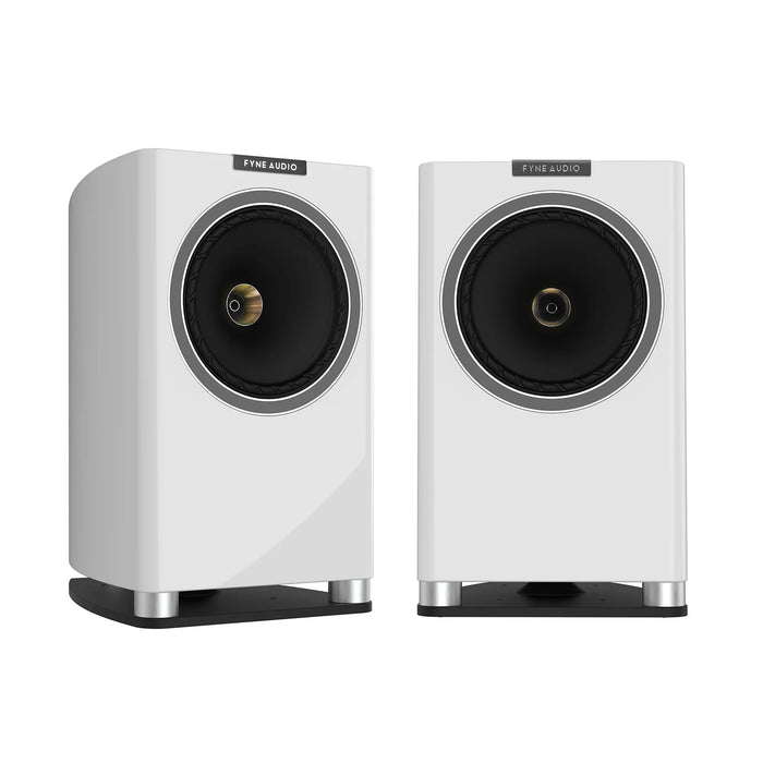 Fyne F701 Bookshelf Speaker (Pair) - Piano Gloss White - Home Speaker