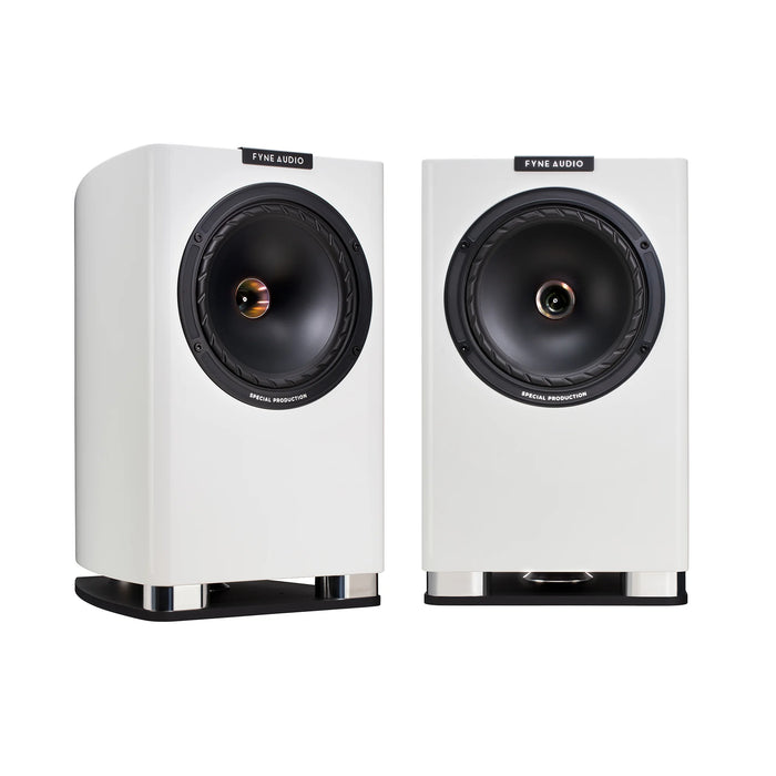 Fyne F701SP Bookshelf Speaker (Pair) - Piano Gloss White - Home Speaker