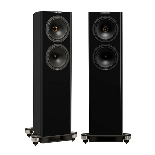 Fyne F702SP Floorstanding Speaker (Pair) - Piano Gloss Black - Home Speaker