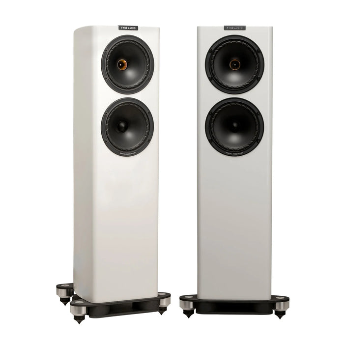 Fyne F702SP Floorstanding Speaker (Pair) - Piano Gloss White - Home Speaker