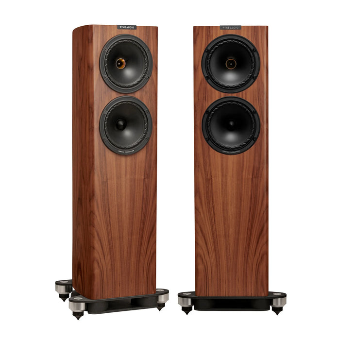 Fyne F702SP Floorstanding Speaker (Pair) - Natural Walnut - Home Speaker