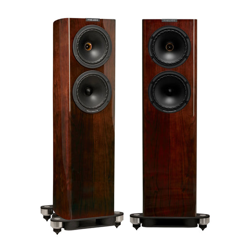 Fyne F702SP Floorstanding Speaker (Pair) - Piano Gloss Walnut - Home Speaker