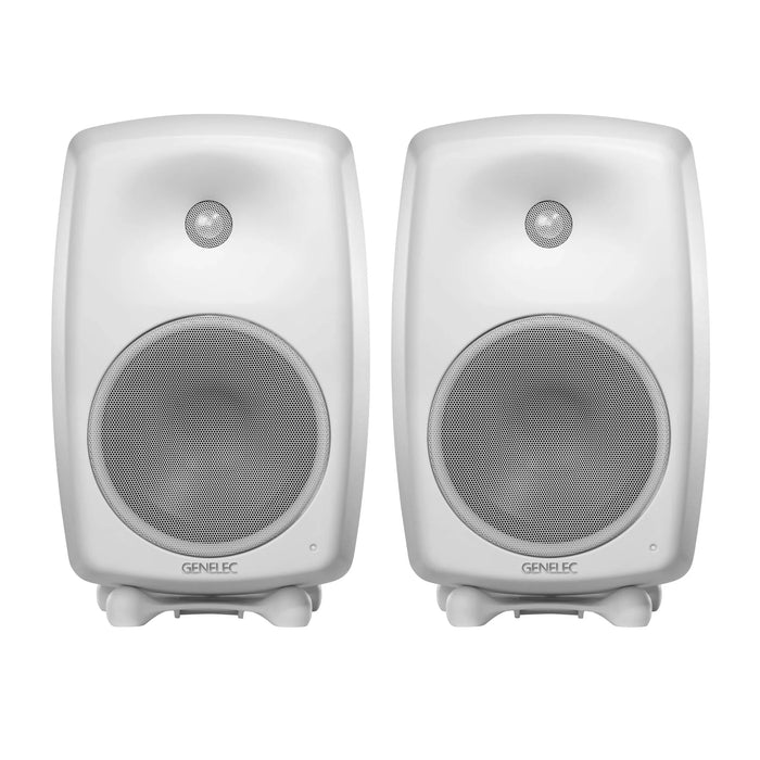 Genelec G Five Active Monitor Speaker - White / G Five Stereo Pair - Home Speaker