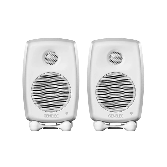 Genelec G One Active Monitor Speaker - White / G One Stereo Pair - Home Speaker