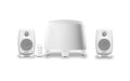 Genelec G One and F One Stereo System - White - Home Speaker