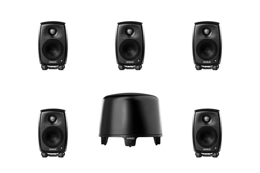 Genelec G One and F One Surround System - Black - Home Speaker