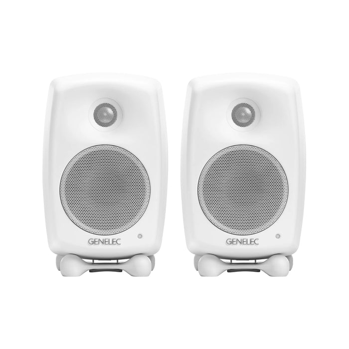 Genelec G Two Active Monitor Speaker - White / G Two Stereo Pair - Home Speaker