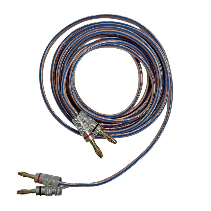 Gladen 14AWG OFC Speaker Cable with Banana Plugs | The Audio Co.