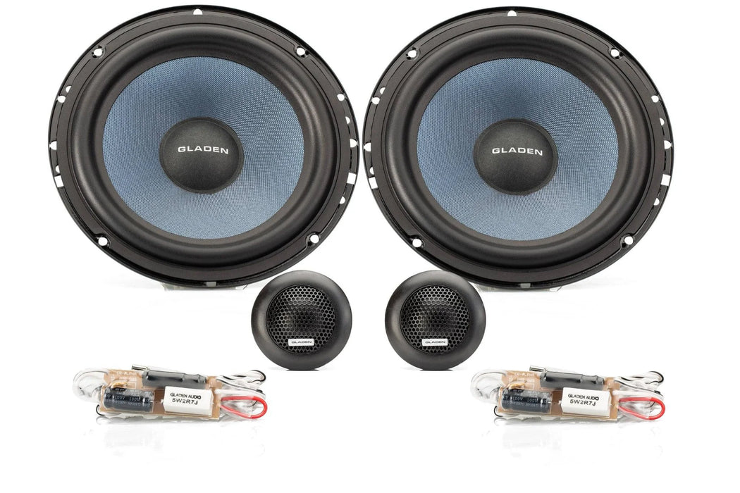 Gladen Alpha 165 G2 - 6.5inch 2way Component Speaker Set - The Audio Co.