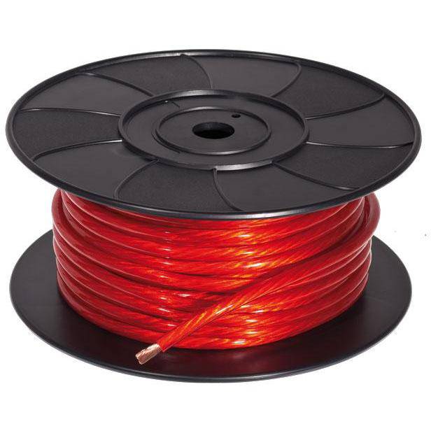 Gladen PL10 RT - 8AWG OFC Red Power Cable - The Audio Co.