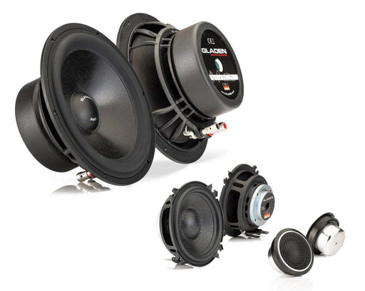 Gladen PRO 165.3 Active - 6.5inch 3way Component Speaker Set - The Audio Co.