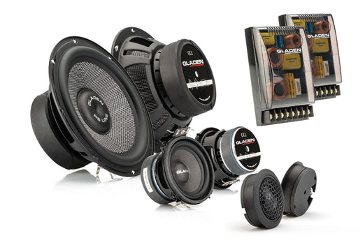 Gladen RS 165.3 G2 - 6.5inch 3way Component Speaker Set - The Audio Co.