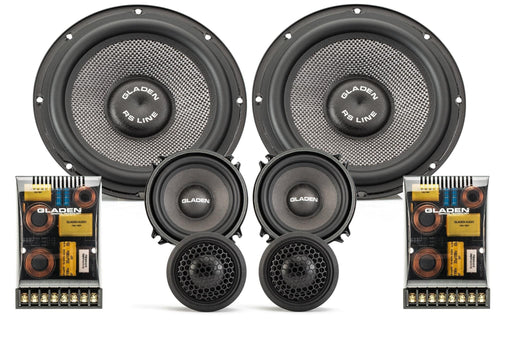 Gladen RS 165.3 G2 - 6.5inch 3way Component Speaker Set - The Audio Co.