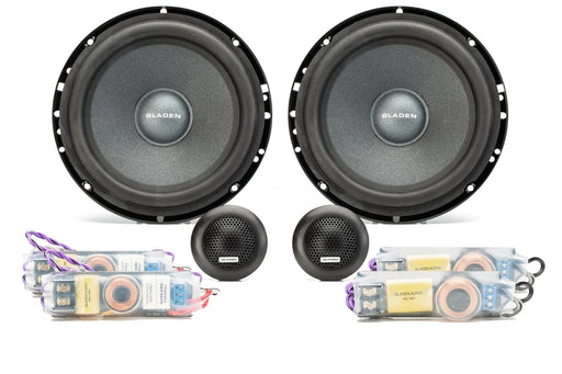 Gladen RSX 165 - 6.5inch 2way Component Speaker Set - The Audio Co.