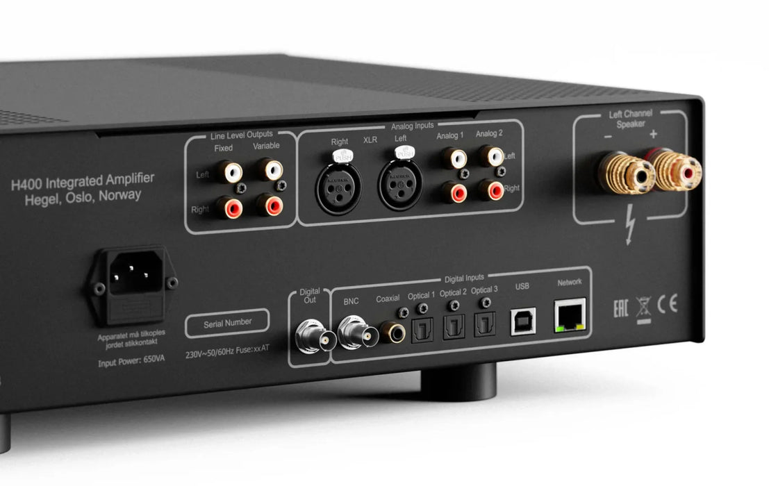 HEGEL H400 Integrated Amplifier - Integrated Amplifier