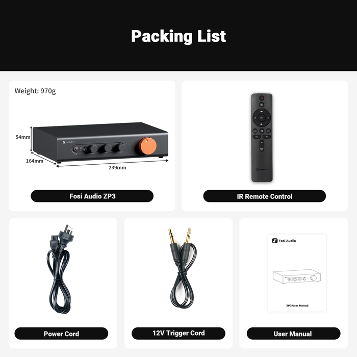 Fosi ZP3 Balanced Preamplifier
