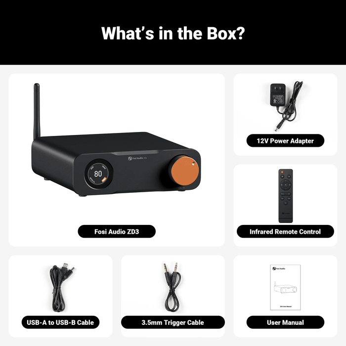 Fosi ZD3 DAC & Balanced Preamplifier