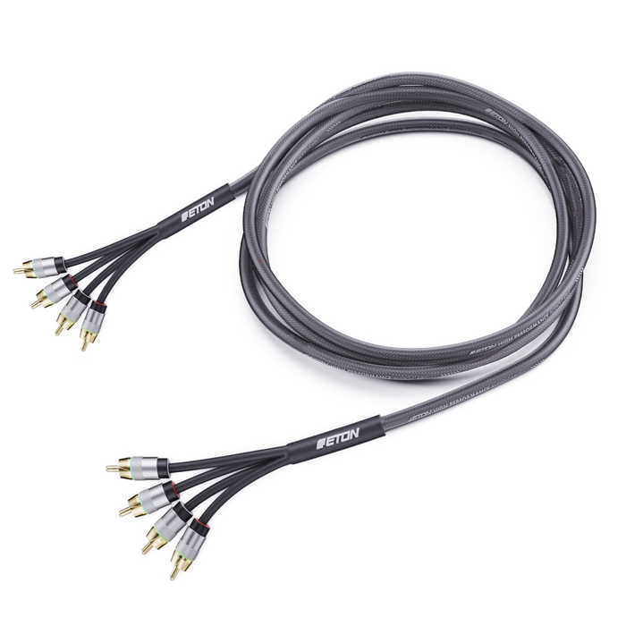 Eton Ultimate SQ 4 Channel RCA Interconnect Cable
