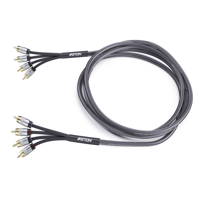 Eton Ultimate SQ 4 Channel RCA Interconnect Cable