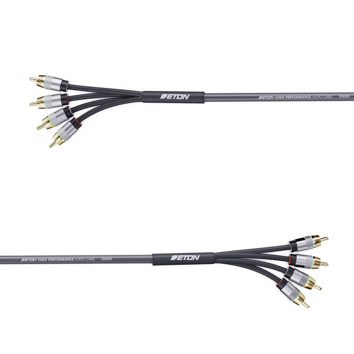 Eton Ultimate SQ 4 Channel RCA Interconnect Cable