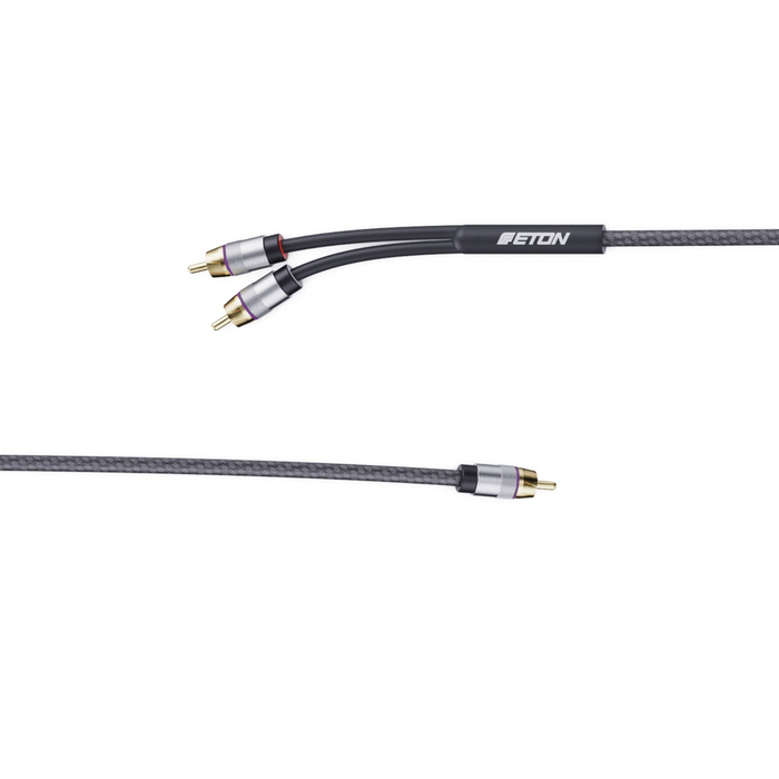 Eton Ultimate SQ 2 Channel Y-Splitter RCA Interconnect Cable