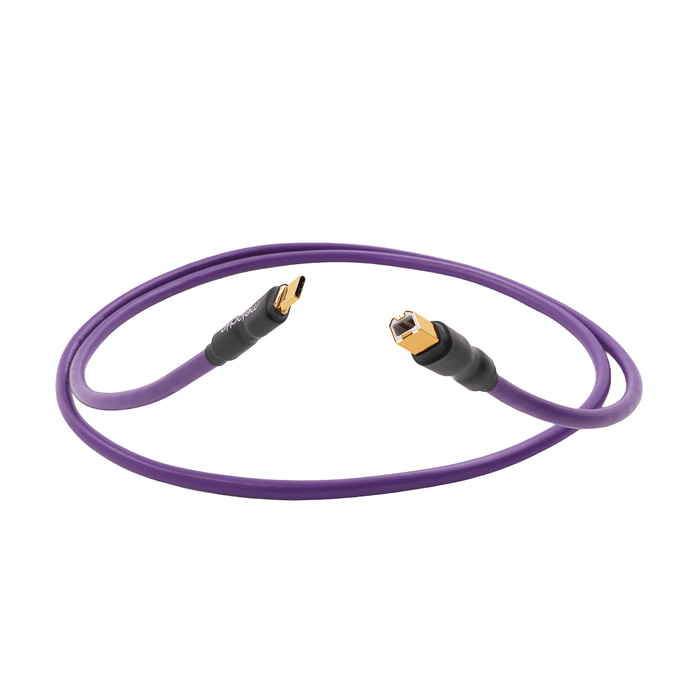 Melodika Purple USB C > B Digital Interconnect Cable