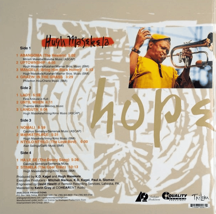 Hugh Masekela - Hope | The Audio Co.