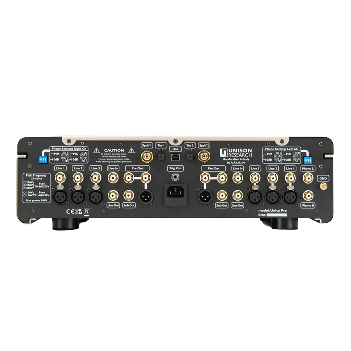 Unison Research Unico Pre v2 Hybrid Preamplifier