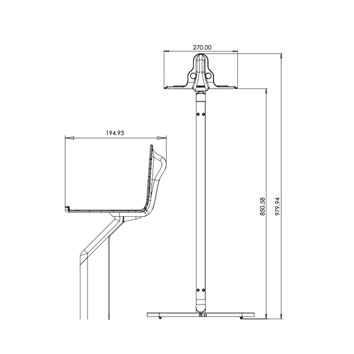 Flexson Premium Floor Stand for Sonos Five