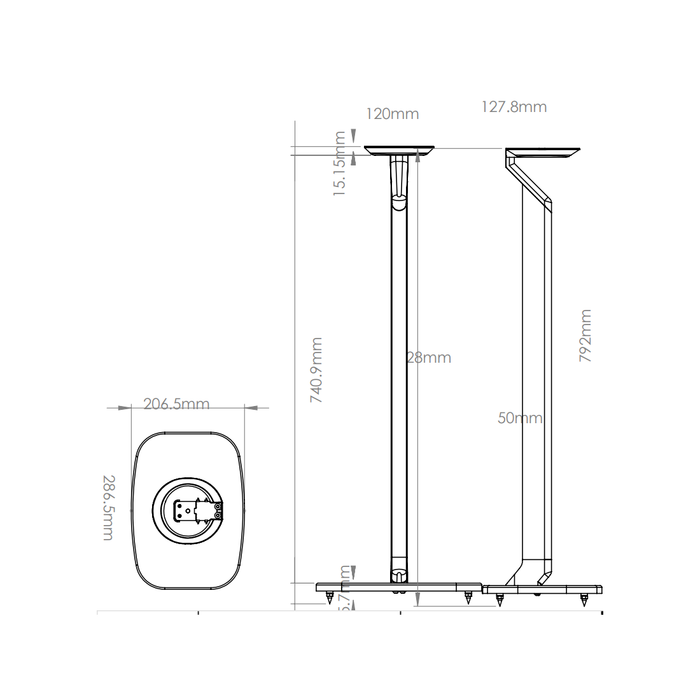 Flexson Premium Floor Stand for Sonos Era 100