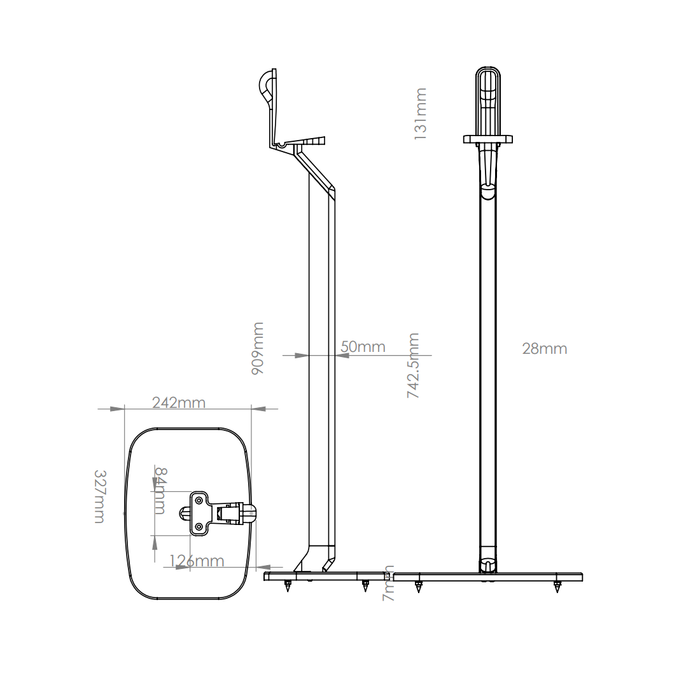 Flexson Premium Floor Stand for Sonos Era 300